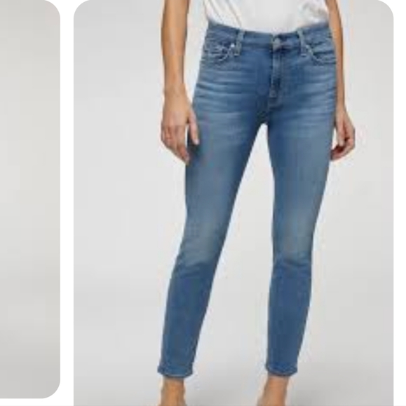 7 for all Mankind Ankle Skinny Jeans 30 - Picture 7 of 7